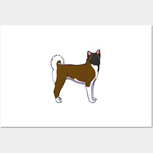 Brown Akita Posters and Art